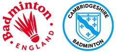 Badminton England and Cambridgeshire Badminton Association logos